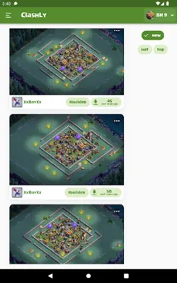 ClashLy - Clash of Clan Layout android App screenshot 1